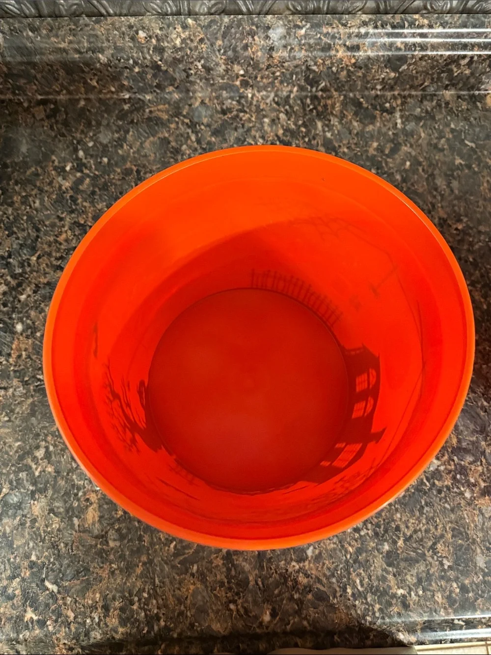 🎃 Home Depot 2026 Halloween Orange Bucket w/ Handle Ghost Haunted House